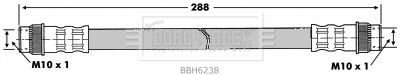 BORG & BECK Bremžu šļūtene BBH6238